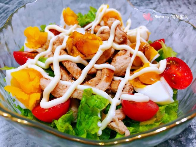 鸡胸肉蔬菜沙拉