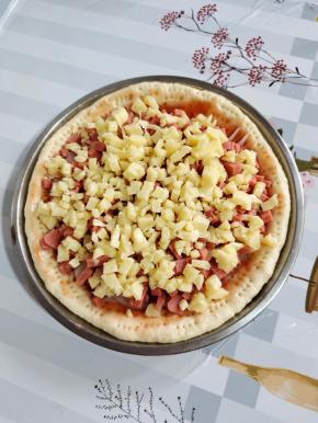 再撒一层厚厚的芝士！