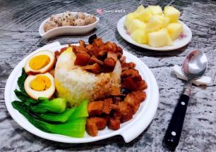 搭配盐焗鹌鹑蛋和哈密瓜一起吃非常棒