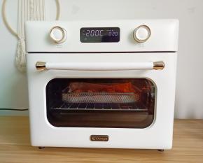 空气炸功能上下火200度烤20分钟 。