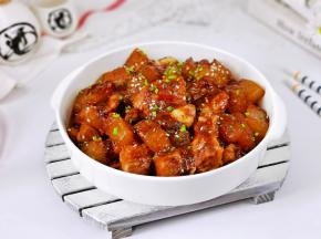 盛出装盘，点缀芝麻，葱花。