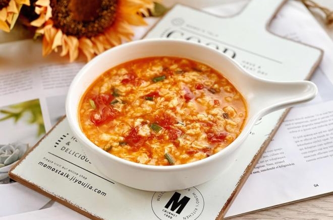 西红柿珍珠疙瘩汤，老少皆宜，拯救夏季没胃口