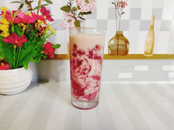 葡萄奶茶冻（葡萄撞奶）