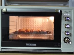 放入烤箱中下层，上210，下200，烤10分钟。