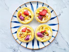 上面铺上燕麦片，完成！