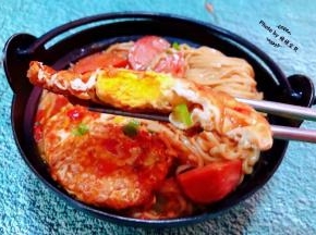 鸡蛋入口香浓混搭番茄独有的味道真是让人回味无穷