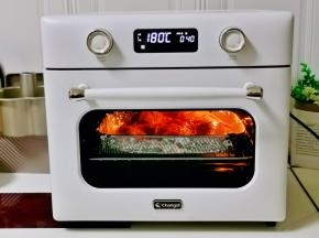 空气炸功能180度烤40分钟。（时间及温度仅供参考）