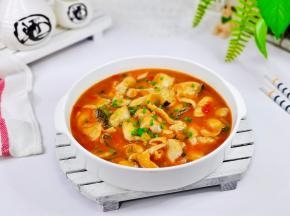 盛出装盘撒葱花。