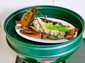 上汽后隔水蒸8分钟。