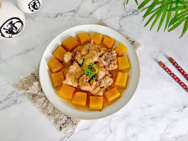 南瓜蒸排骨