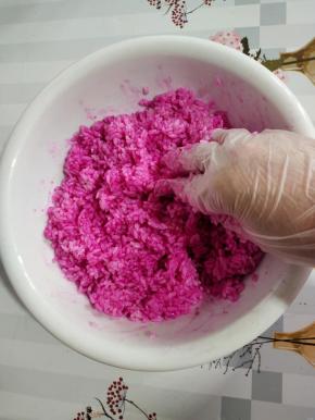 充分抓拌均匀！