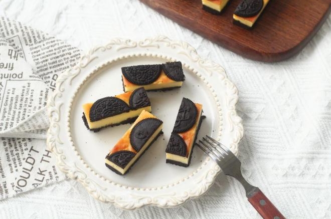 酸甜丝滑奥利奥冻芝士条！免打发，超快手！