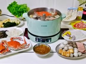 喜欢吃什么涮什么。