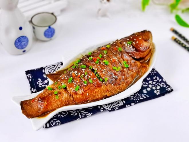 糖醋红烧鲈鱼