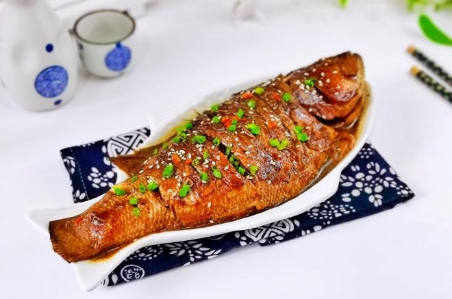 糖醋红烧鲈鱼