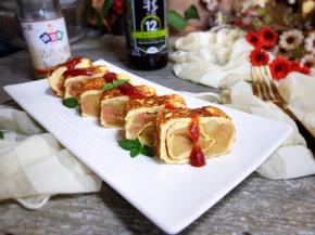 一道美味的土豆泥鸡蛋卷就做好了