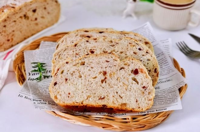 核桃蔓越莓软欧包