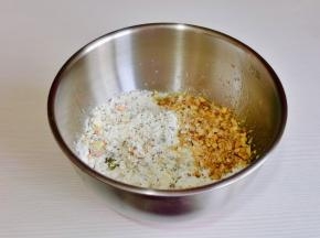 最后加入核桃碎。