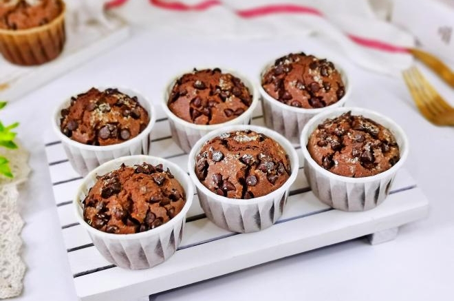 椰香巧克力马芬蛋糕