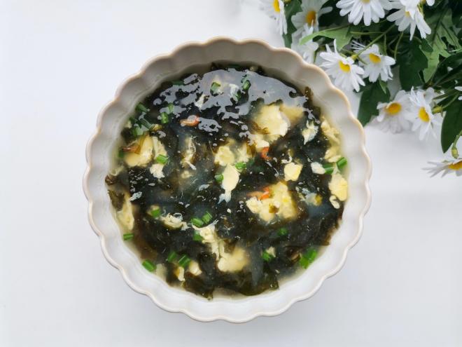 紫菜虾米蛋花汤