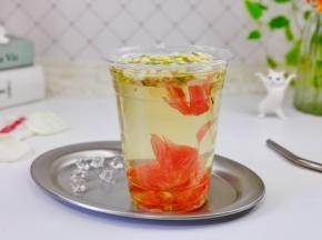 蜂蜜柚子茉莉茶：