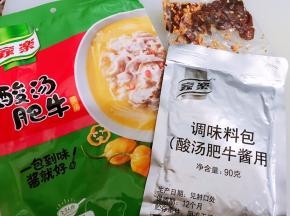 打开家乐酸汤肥牛酱包