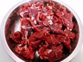 牛肉准备好