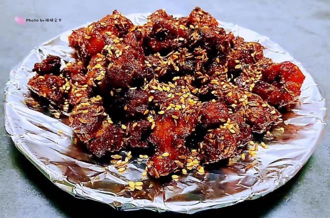 孜然羊肉粒