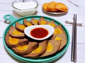 混搭炸馒头片和鲜牛奶一起吃超级完美