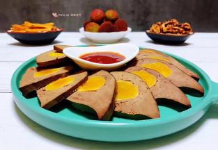 猪肝和鸭蛋黄都是营养价值非常丰富的食材经常食用对身体有益