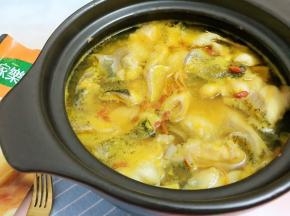 等鱼片吃完了再继续涮其他菜品，棒呆