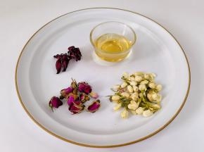 洛神玫瑰茉莉花茶：