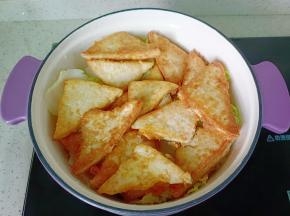 依次码上豆腐。