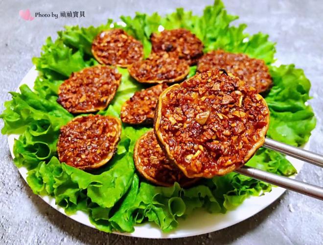 蚝油蒜蓉烤香菇