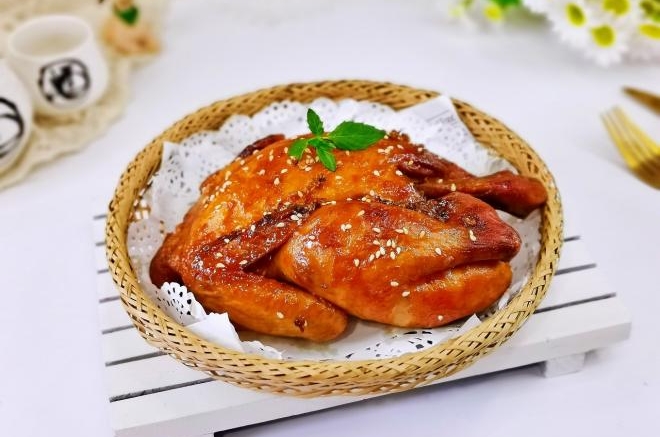 桂花烤全鸡