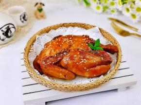 带有桂花香的烤鸡。