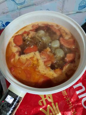 再继续煮5分钟左右！