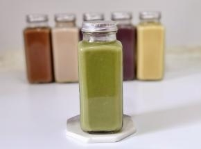 绿豆百合豆浆：清热去火。