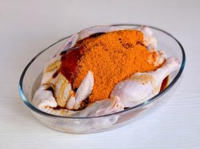 最后加入奥尔良烤翅料。