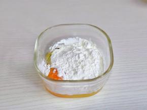 加入玉米淀粉。