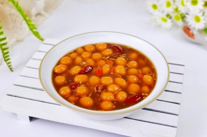 红糖酒酿南瓜小圆子