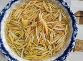 在盐水中浸泡2个小时！