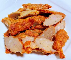 肉参切成大小均匀的片状