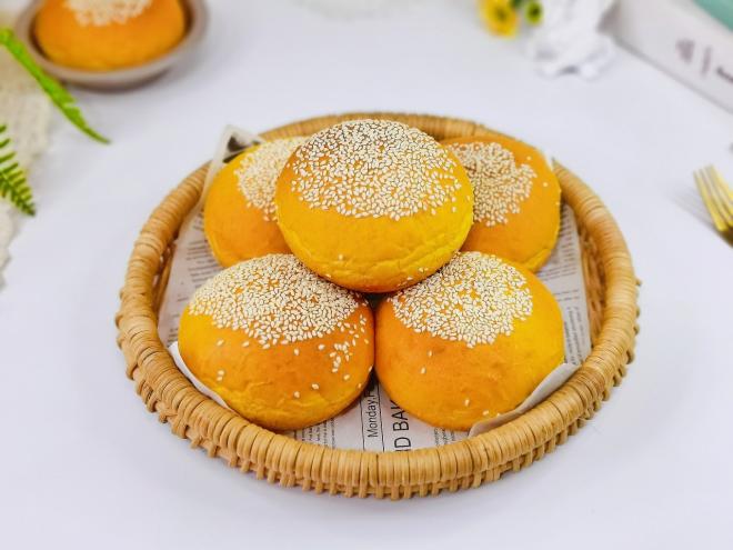 南瓜汉堡胚面包