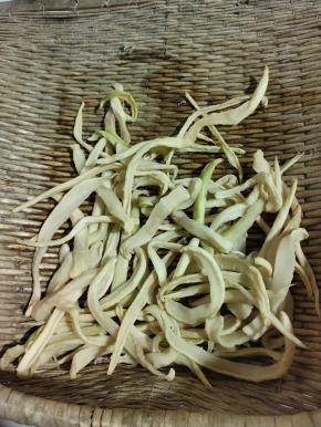 晒至六七成干就可以了！不要晒的太干，咬不动！