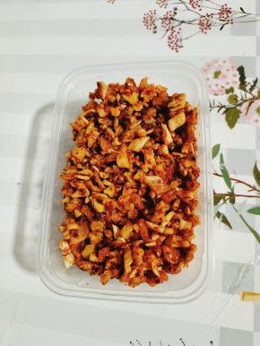 装在干净的容器中，密封好，放入冰箱冷藏保存！吃粥，下酒，佐餐都特别好吃！