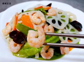 虾仁入口鲜嫩无比让人回味无穷