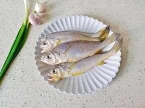 准备新鲜的梅鱼五条。