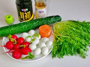 准备食材。