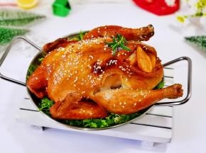 轻轻一拉鸡腿下来了呦～